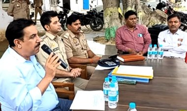 बिलारी में जाम और अतिक्रमण की समस्या को लेकर कोतवाली में हुआ बैठक का आयोजन