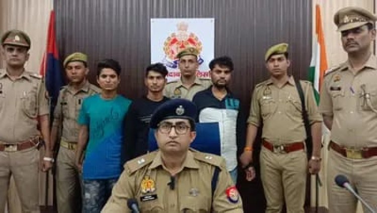 नंबर प्लेट बदलकर घूमने वाले तीन अंतर्जनपदीय पशु तस्करों को मैनाठेर पुलिस ने गिरफ्तार कर भेजा जेल