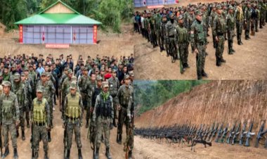 इंफ़ाल मणिपुर: सबसे पुराने विद्रोही संगठन UNLF ने डाले हथियार, शांति समझौते पर हस्ताक्षर।