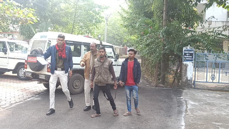 रात्रि में घर में घुसकर चोरी करने वाले चोरों को चंद घंटो में पुलिस ने किया गिरफ्तार