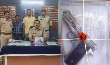 देशी पिस्टल, 1 जिंदा तथा एक चला हुए कारतूस के साथ आरोपी गिरफ्तार