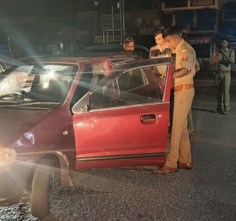 गौतम बुद्ध नगर : सुरक्षा व्यवस्था मे  देर रात 1 बजे ग्रेटर नोएडा पुलिस का चेकिंग अभियान दिखा जारी