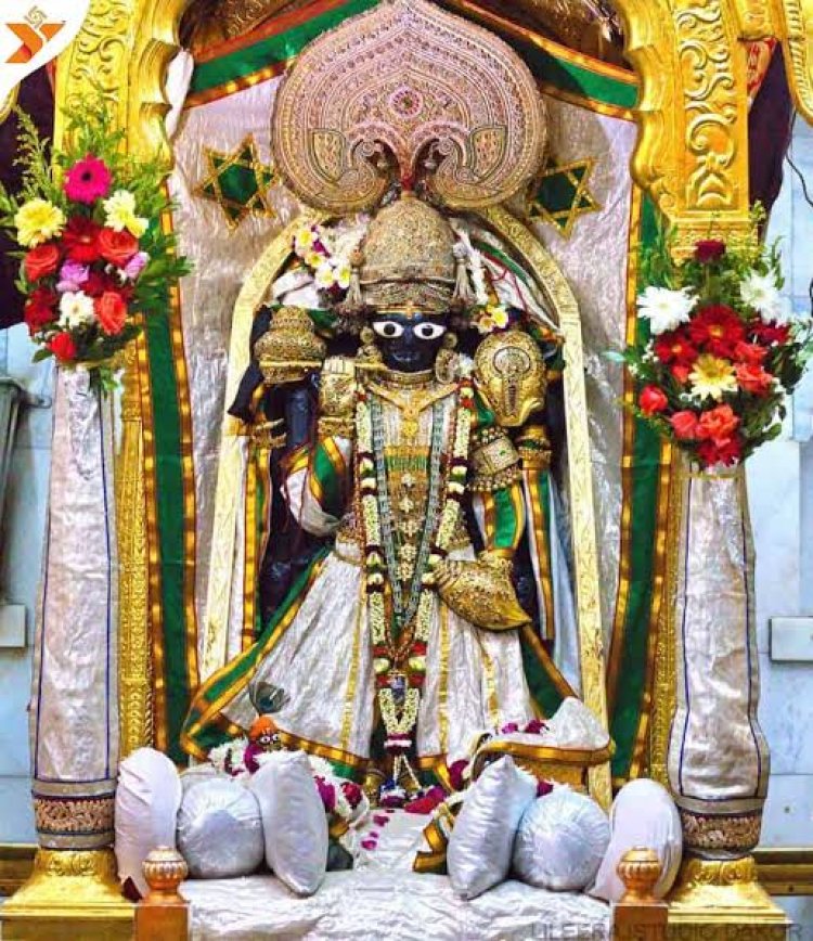 રણછોડજીને રાયચંપાનું દુર્લભ ફૂલ અર્પણ કરાયું