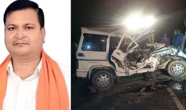 सीतापुर में पेड़ से टकराई तेज रफ्तार बोलेरो, भाजपा नेता की मौत, दो की हालत गंभीर