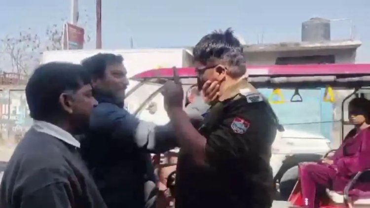 'तुम शराब पिए हो'. अकड़ में खड़ा था दारोगा, BJP नेता ने जड़ दिया थप्पड़; हुआ गिरफ्तार