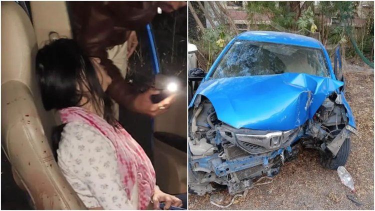गर्लफ्रेंड की दोस्त को रात 2.30 बजे घुमा रहा था मैनेजर. खंभे से टकराई कार, चली गई जान