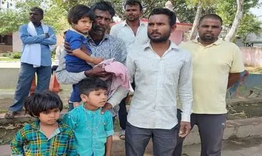तीन मासूम बच्चों का क्या कसूर, रोते हुए थाने पहुंचे पर मां से न मिल पाए, पापा को करते रहे याद