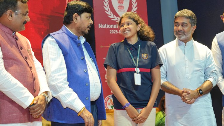 13-Year-Old N. Yashaswini Honoured with National Icon Award 2025 at Prime Minister Museum, New Delhi