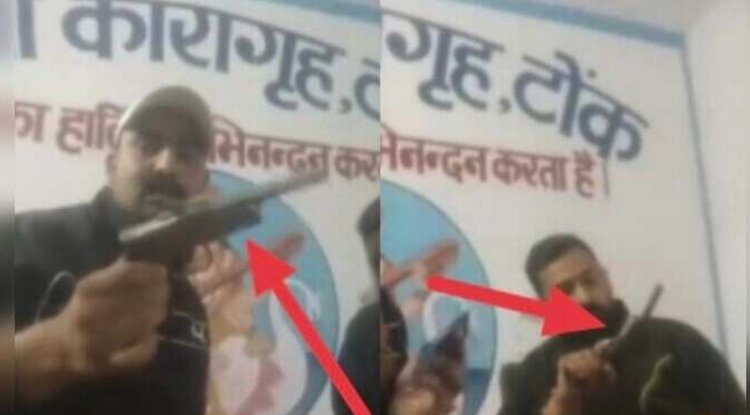 टोंक जेल में पिस्टल लहराते दिखे कैदियों के वीडियो का सच क्या ? नरेश मीणा भी लगा चुके खूंखार बदमाशों पर ये आरोप