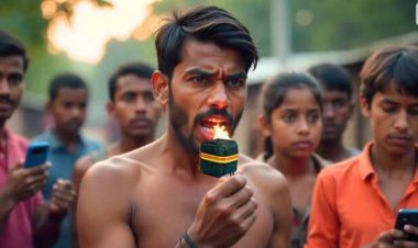 व्यूज के चक्कर में मुंह में रखकर फोड़े एक के बाद एक 7 सुतली बम, आठवें को फोड़ते में जबड़ा उड़ गया