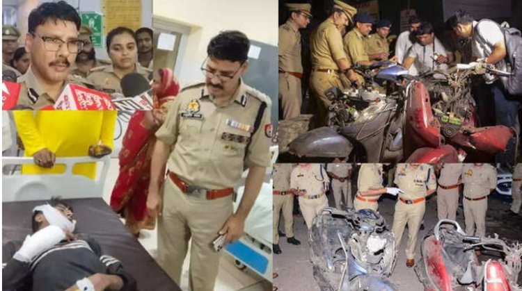 कानपुर मस्जिद के पास स्कूटी धमाके का सच सामने आया, पुलिस कमिश्नर ने बताया हादसा या आतंकी साजिश, 5 सस्पेंड