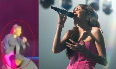 कनिका कपूर का शॉकिंग वीडियो! LIVE शो में स्टेज पर चढ़ा शख्स, पास आकर छूने लगा, अब सिंगर पर ही उठ रहे सवाल