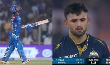 तिलक वर्मा का GT के खिलाफ कोहराम, IPL में जड़ा पहला शतक, अशोक शर्मा को कूटे 1 ओवर में 26 रन