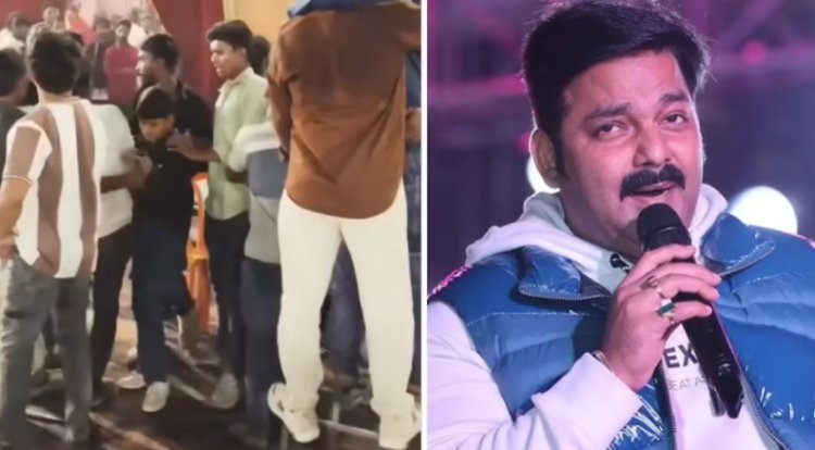 पवन सिंह के कार्यक्रम में मचा हंगामा, लोगों ने भाग-दौड़कर तोड़ी कुर्सियां, दनादन बरसी पुलिस की लाठी